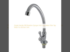 Single Handle 360 Rotation Sprayer Hot Cold Water Filter Tap Mixer For Kitchen Sink