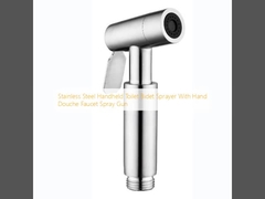 Stainless Steel Handheld Toilet Bidet Sprayer With Hand Douche Faucet Spray Gun