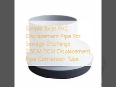 Simple Toilet PVC Displacement Pipe For Sewage Discharge 2.5CM/5CM Displacement Pipe Conversion Tube