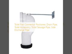 Toilet Pan Connector Positioner, Drain Pipe, Toilet Accessory, Toilet Sewage Pipe, Side Discharge Pipe