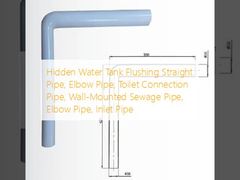 Hidden Water Tank Flushing Straight Pipe, Elbow Pipe, Toilet Connection Pipe, Wall-Mounted Sewage Pipe, Elbow Pipe, Inlet Pipe