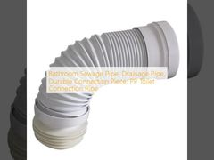 Bathroom Sewage Pipe, Drainage Pipe, Durable Connection Piece, PP Toilet Connection Pipe