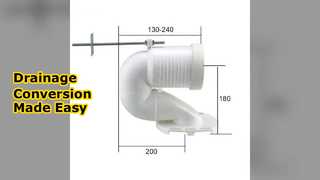 Toilet Drain Pipe Fitting Conversion