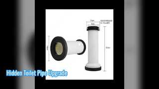 Hidden Toilet Tank Parts Flush Pipe Solution