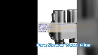 Filtered Shower Head for Cleaner Water