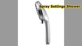  Spray Settings Shower Head