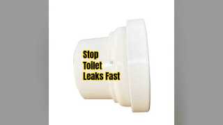 Fix Toilet Leaks Fast PVC Drain Pipe Connector